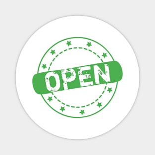 Open Stamp Icon Magnet